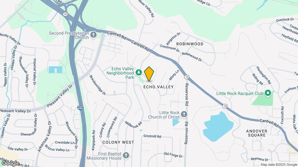 3112 Echo Valley Dr Map and Location Details