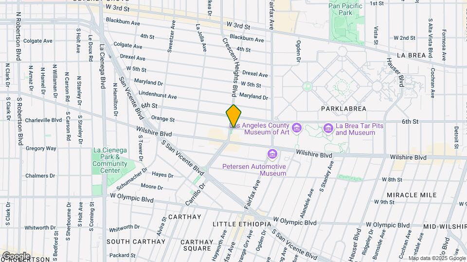 6236 Orange St Mapa y Detalles de la Ubicación