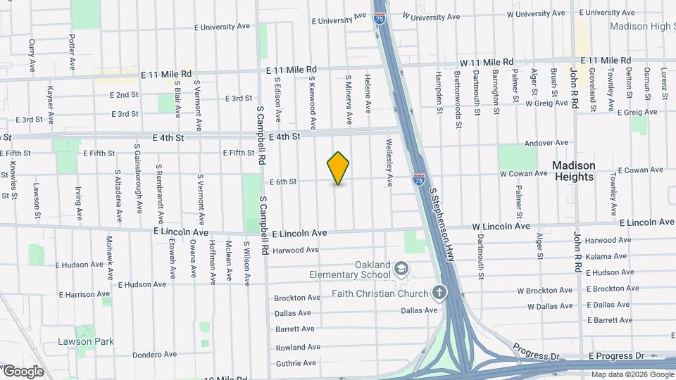 617 S Edgeworth Ave Map and Location Details