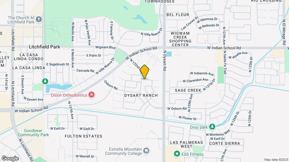 13153 W Fairmont Ave Map and Location Details