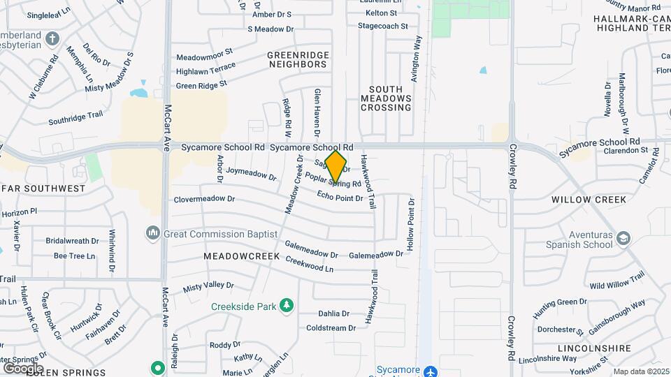 2605 Poplar Spring Rd Map and Location Details