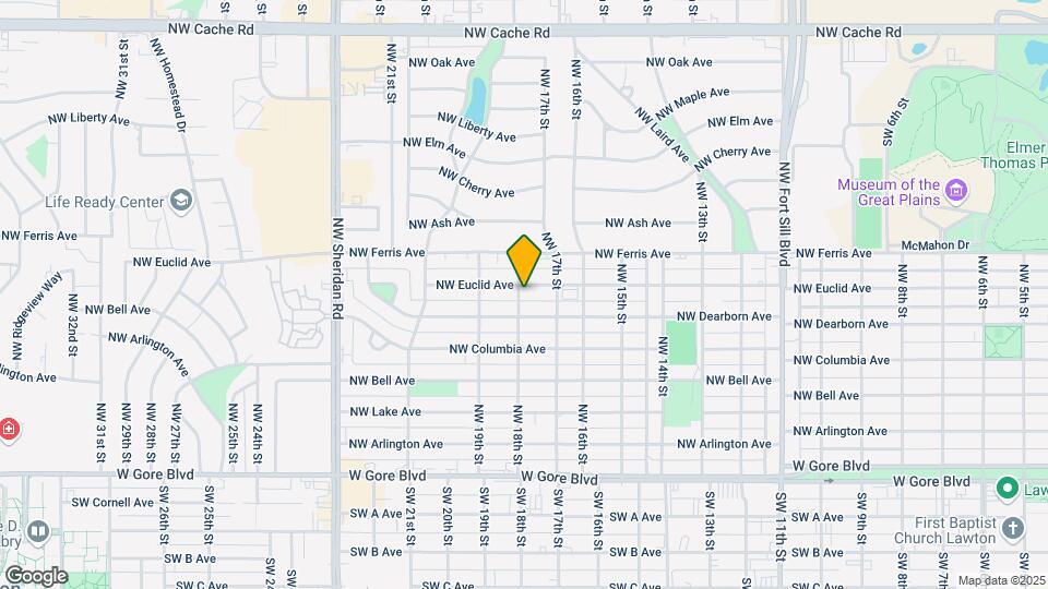 1714 NW Euclid Ave Map and Location Details