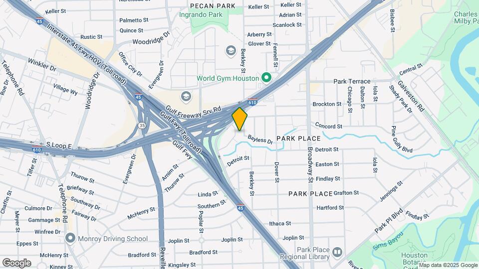 7313 Gulf Fwy Map and Location Details