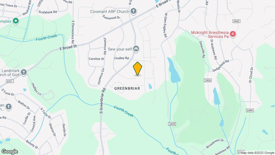 206 Brentwood Dr Map and Location Details