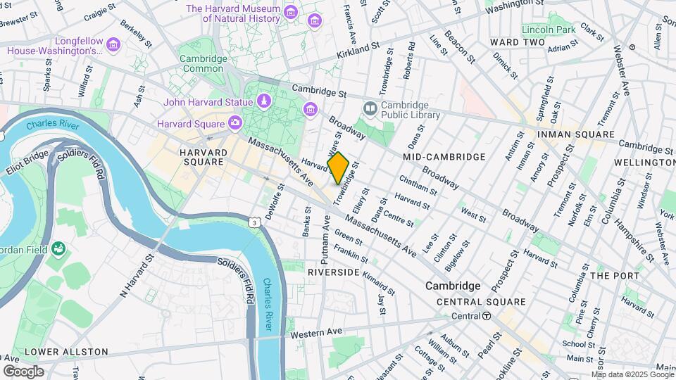15 Trowbridge St, Unit 12A Map and Location Details