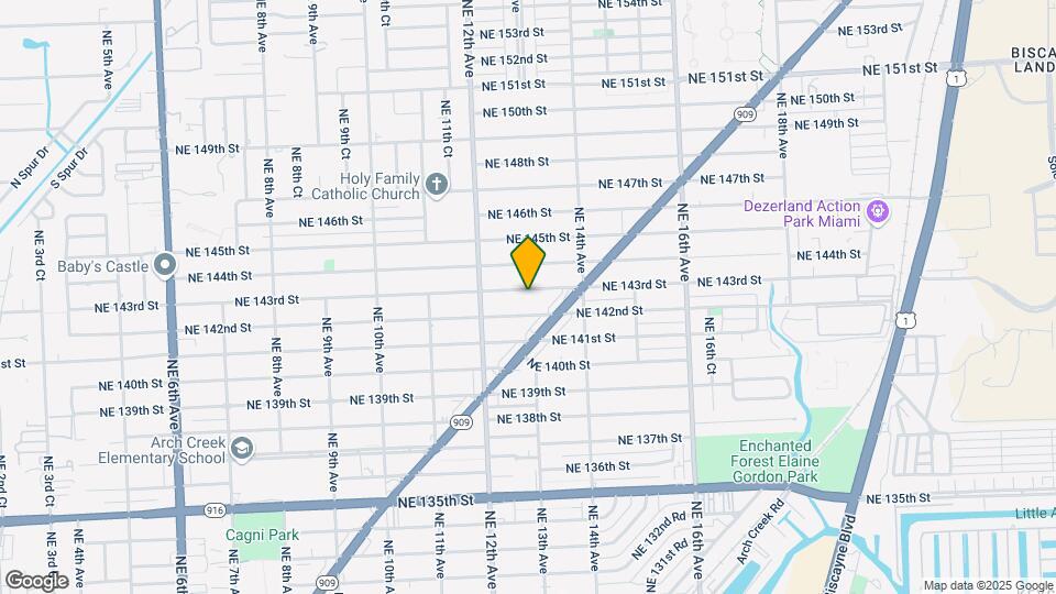 1290 NE 143rd St Map and Location Details