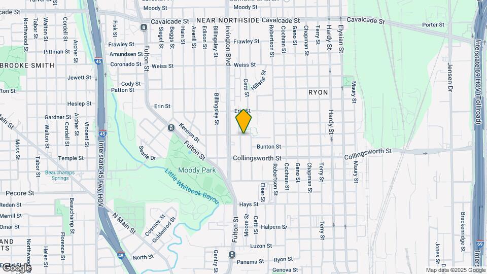 3718 Moore St Map and Location Details