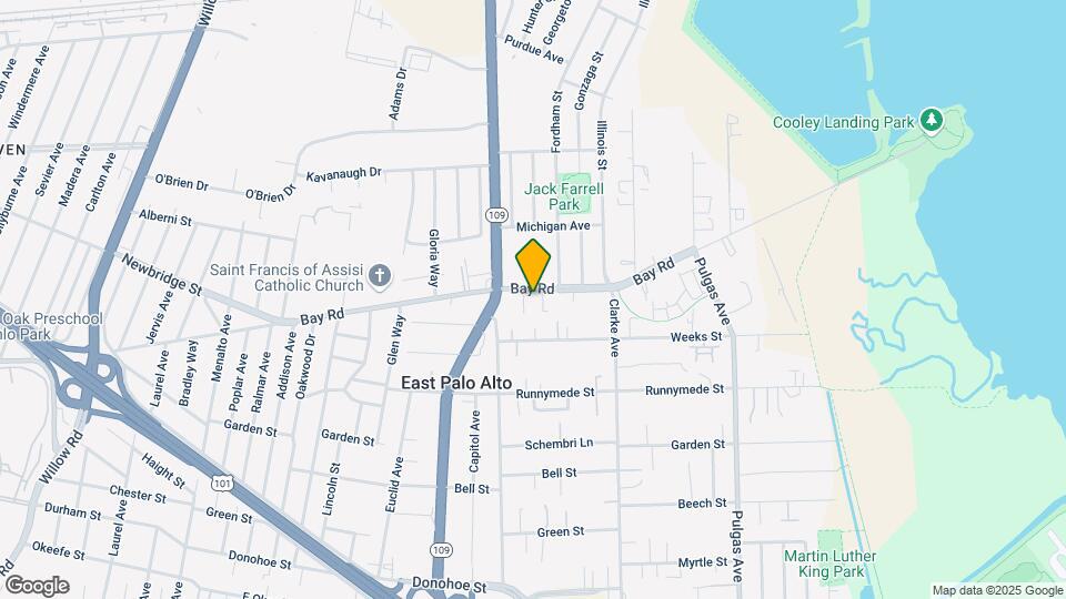 1650 Bay Rd Mapa y Detalles de la Ubicación