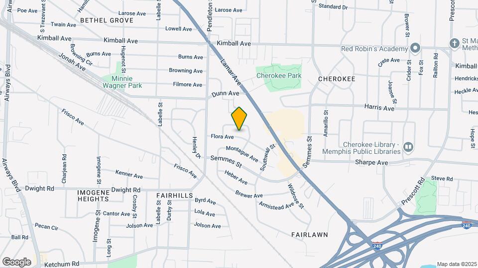 2846 Flora Ave Map and Location Details