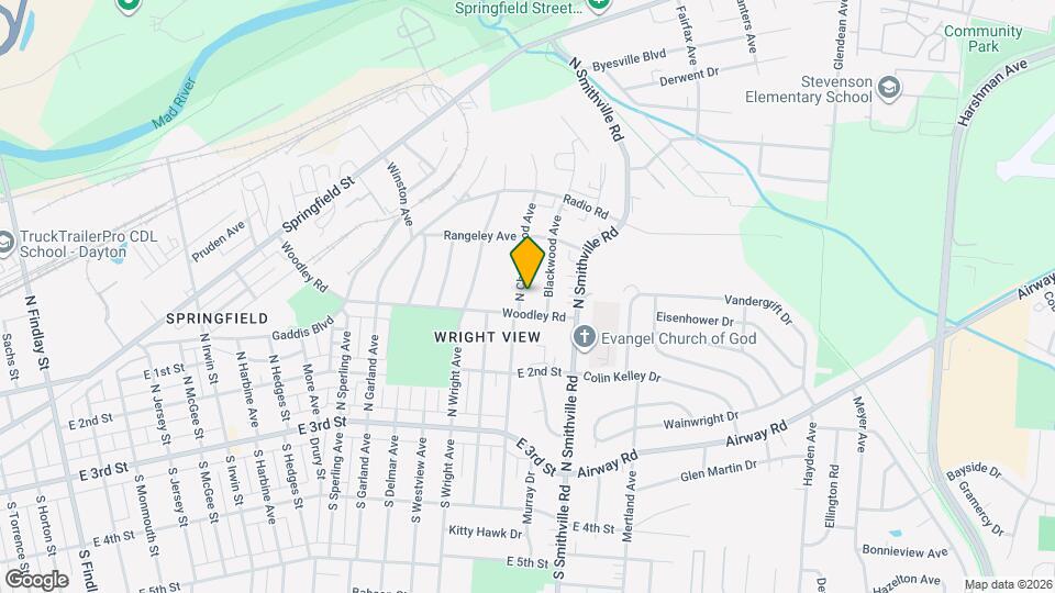 210 N Cherrywood Ave Mapa y Detalles de la Ubicación