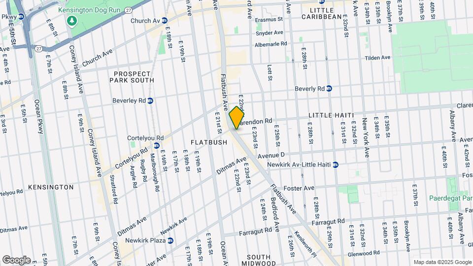 1157 Flatbush Ave Map and Location Details
