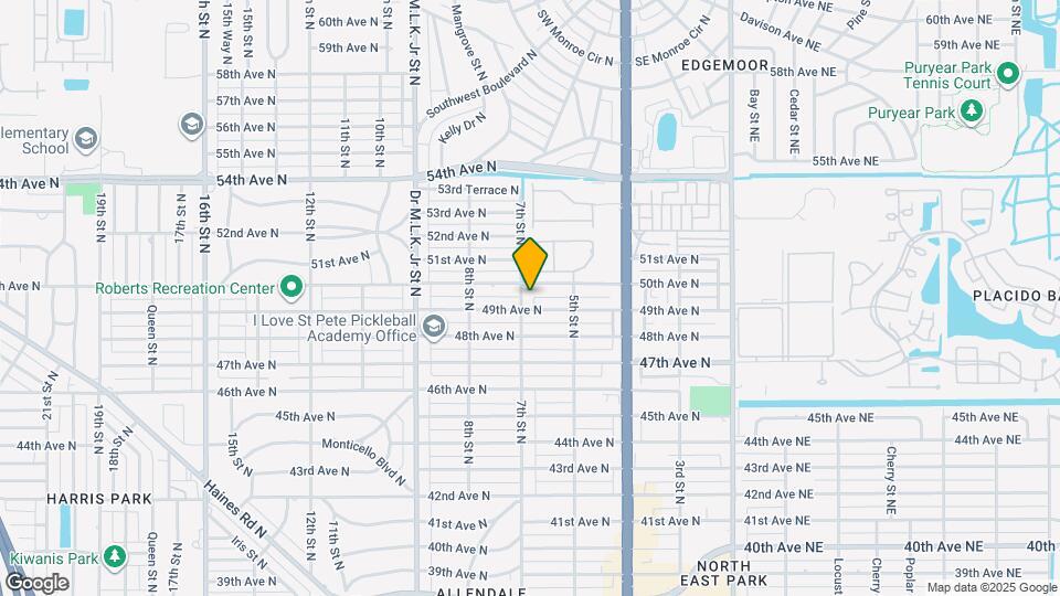 4921 7th St N Map and Location Details