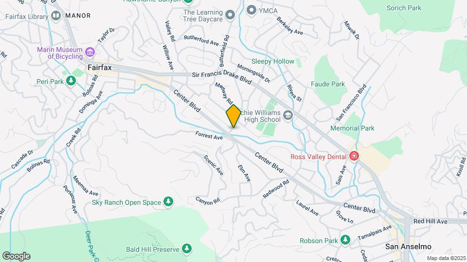 1512--1516 San Anselmo Ave Mapa y Detalles de la Ubicación