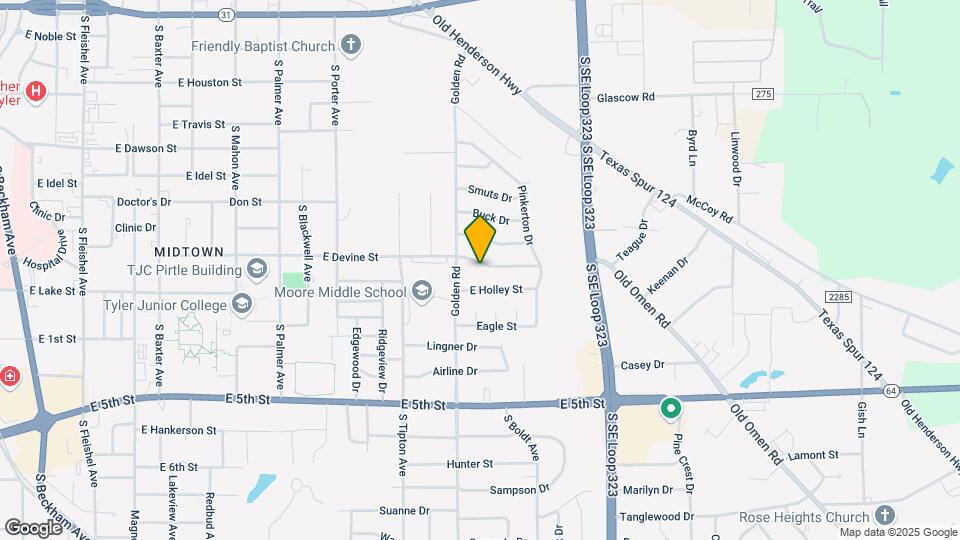 2327 E Devine St Map and Location Details