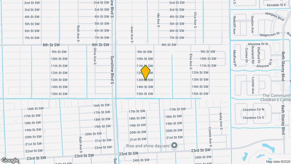 2909 13th St SW Mapa y Detalles de la Ubicación