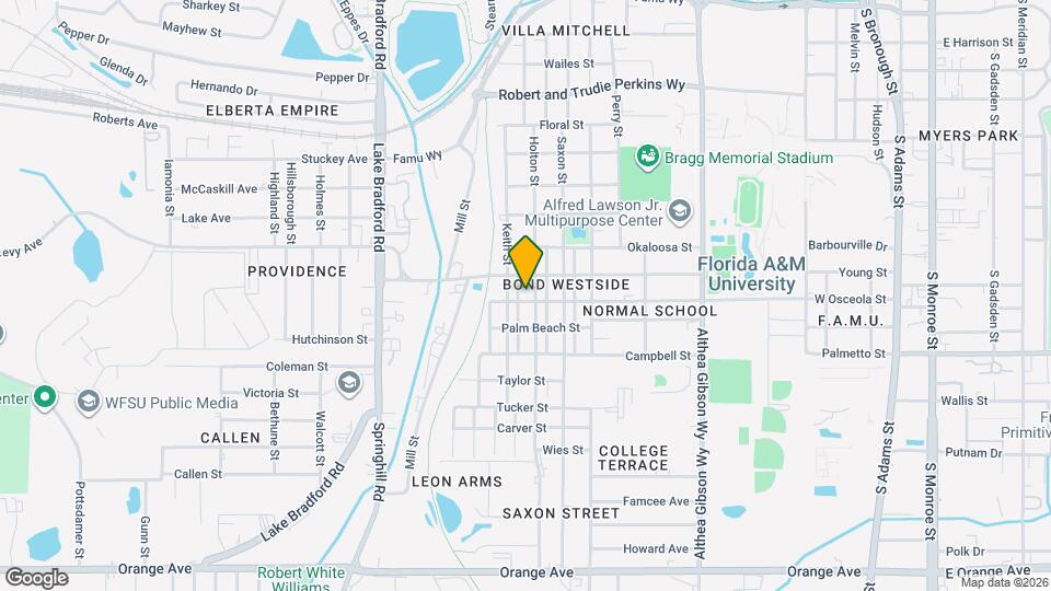 836 Osceola St Map and Location Details