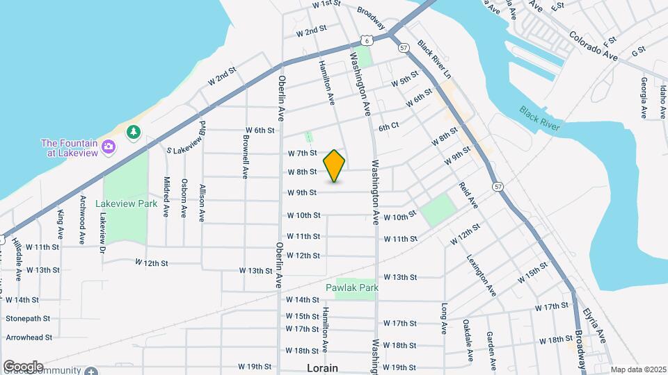 1054 W 9th St Mapa y Detalles de la Ubicación