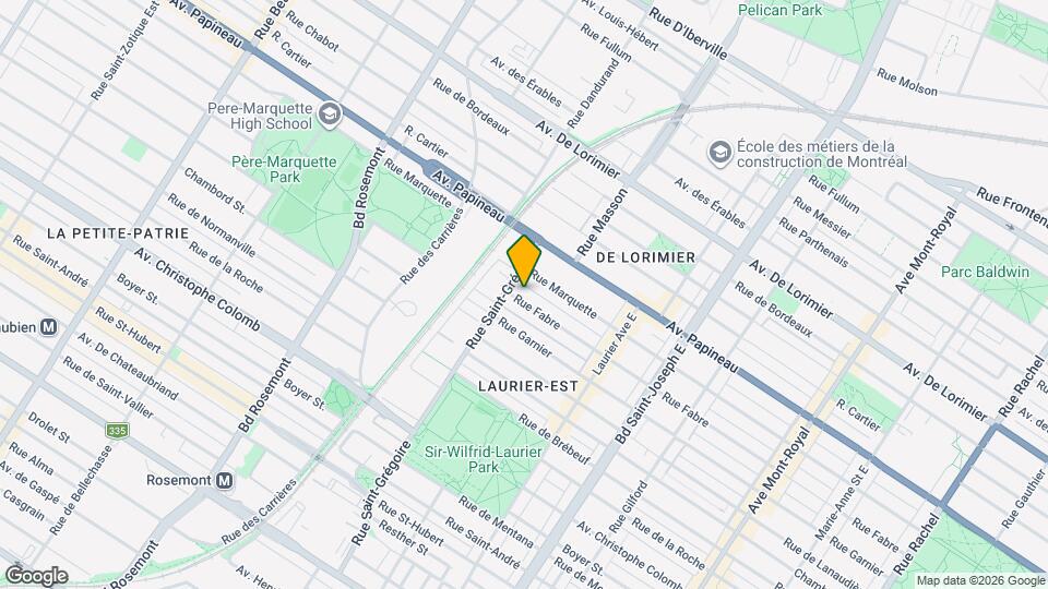 5359-5365 Fabre Rue Map and Location Details