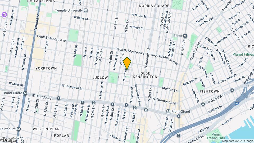 1515 N Lawrence St Map and Location Details