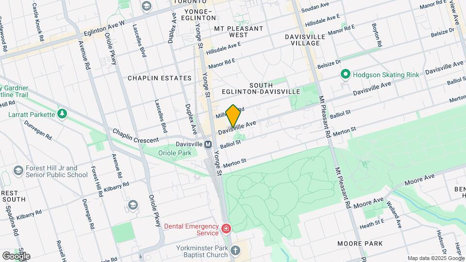 Davisville Village Map and Location Details