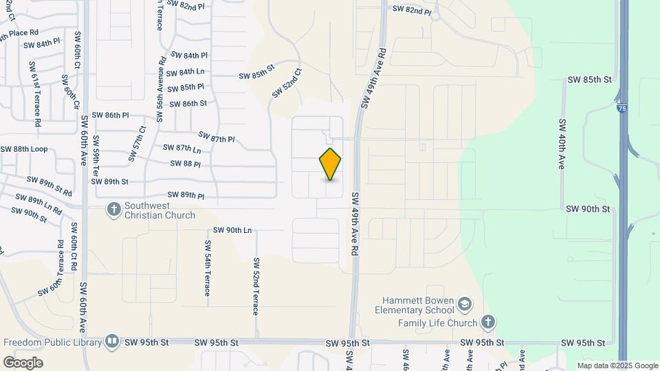 8899 SW 50th Ave Map and Location Details