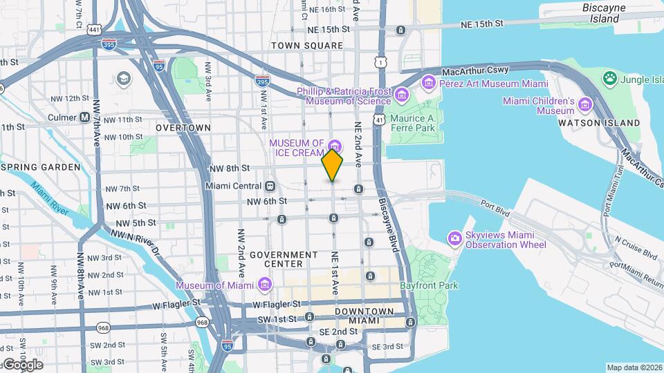 652 NE 1st Ave, Unit SI ID1540425P Mapa y Detalles de la Ubicación