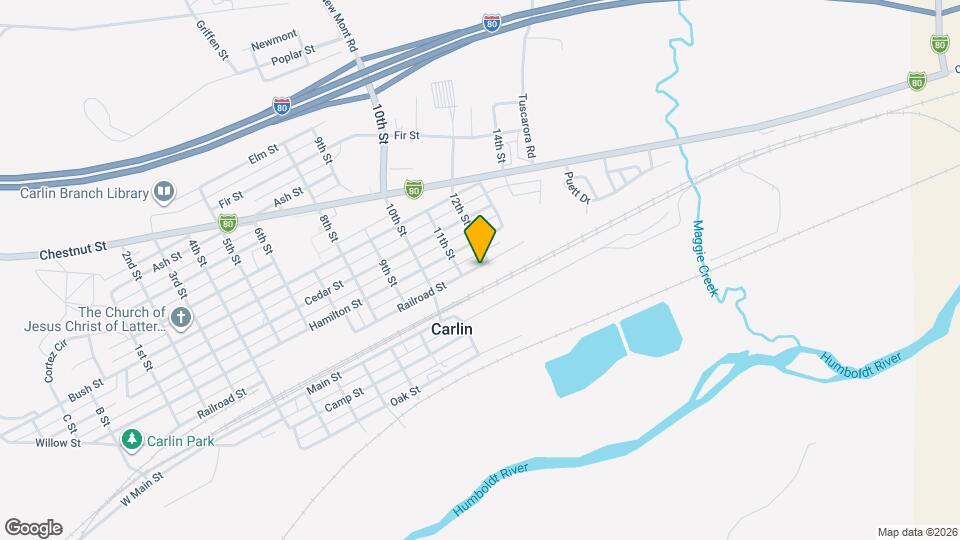 1021 Railroad St Mapa y Detalles de la Ubicación