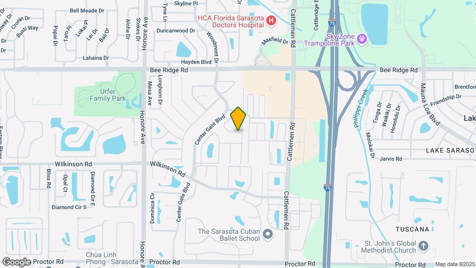 4212 Center Gate Ln Map and Location Details