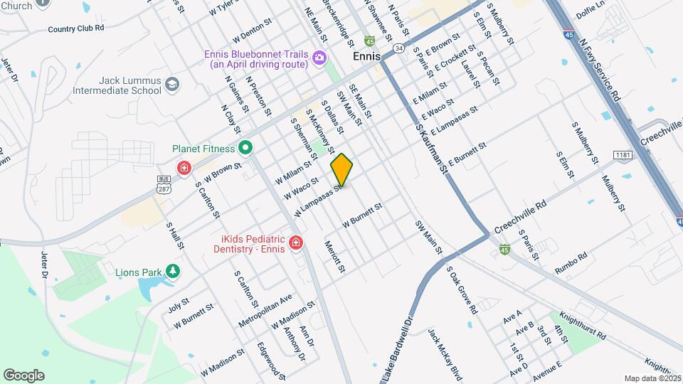 307 W Lampasas St Map and Location Details