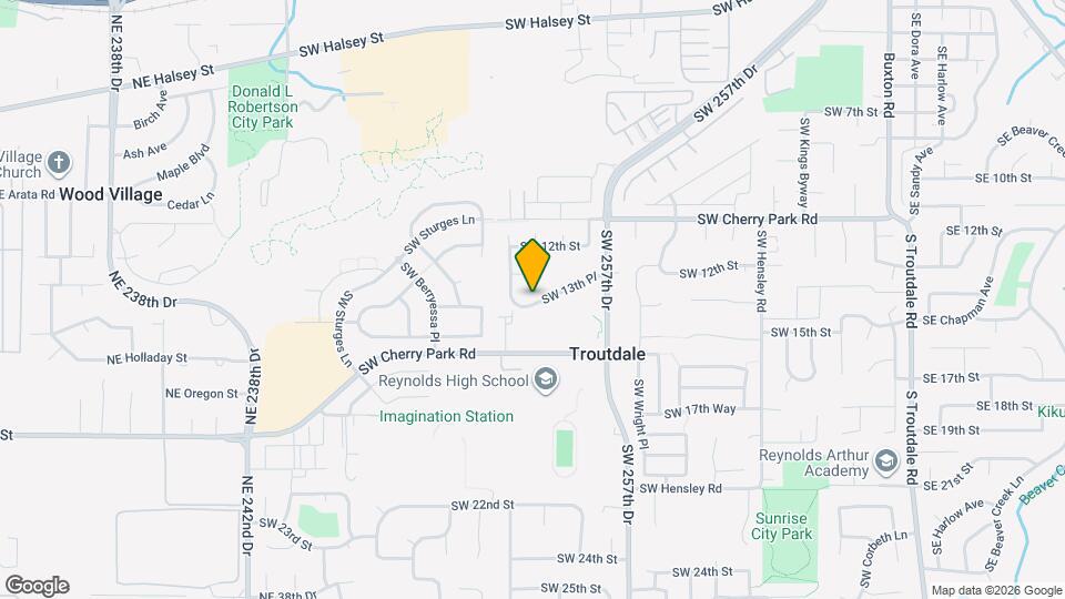 1437 SW 13th Pl Map and Location Details