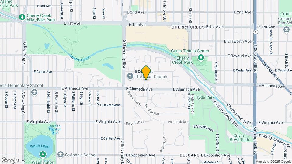2535 E Alameda Cir Mapa y Detalles de la Ubicación