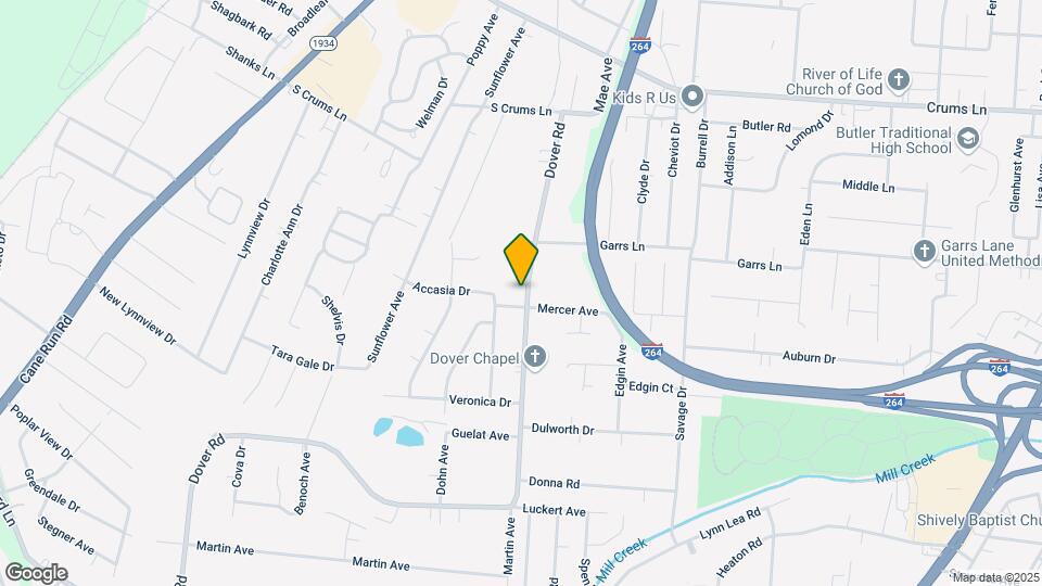 4216 Dover Rd Map and Location Details