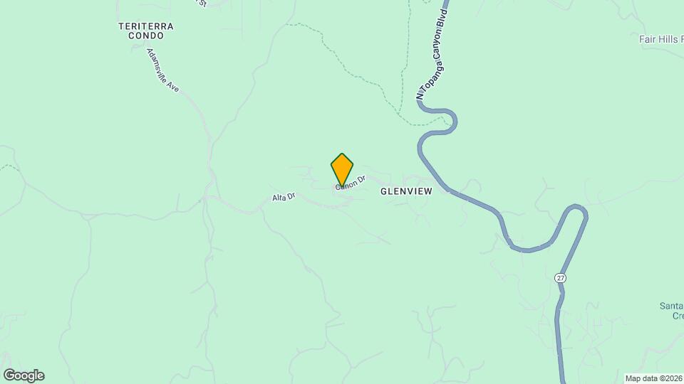 21980 Alta Dr, Unit Guest Suite with 2 Decks Map and Location Details