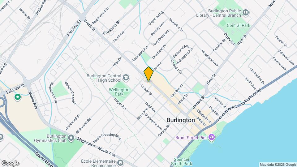 600 Brant St Map and Location Details