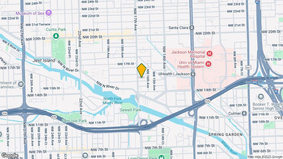 1645 NW 15th St Map and Location Details