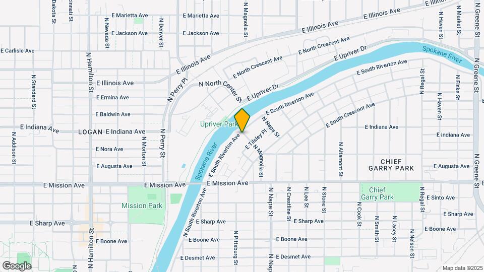 1722 E South Riverton Ave Mapa y Detalles de la Ubicación