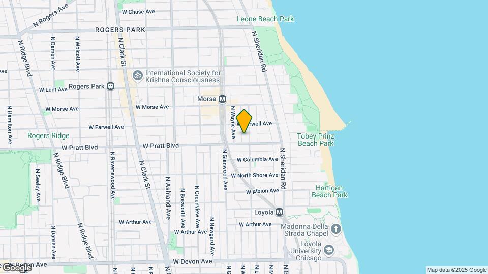6810-6814 N Lakewood Ave Mapa y Detalles de la Ubicación