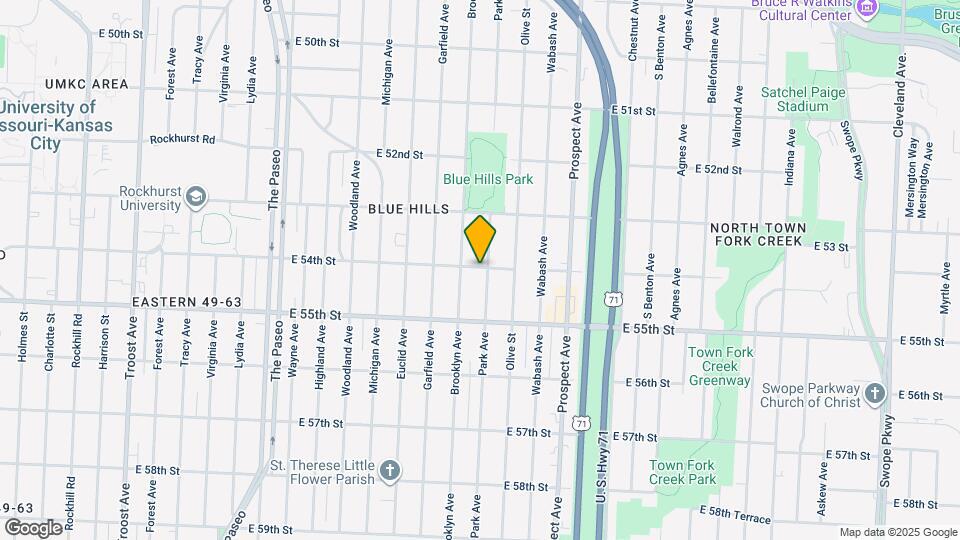 5400 Park Ave Map and Location Details
