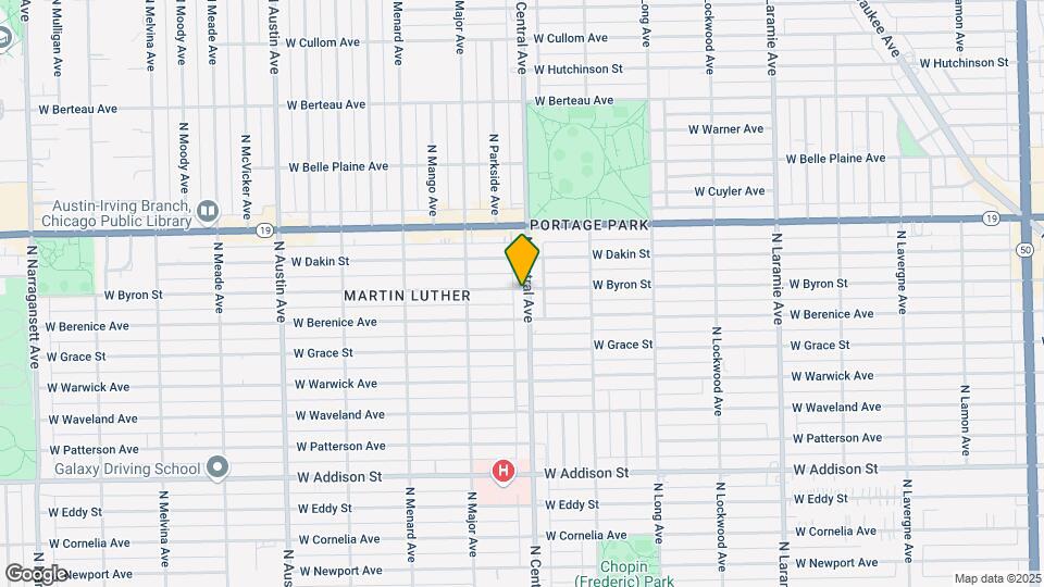 5601-5605 W Byron St Mapa y Detalles de la Ubicación