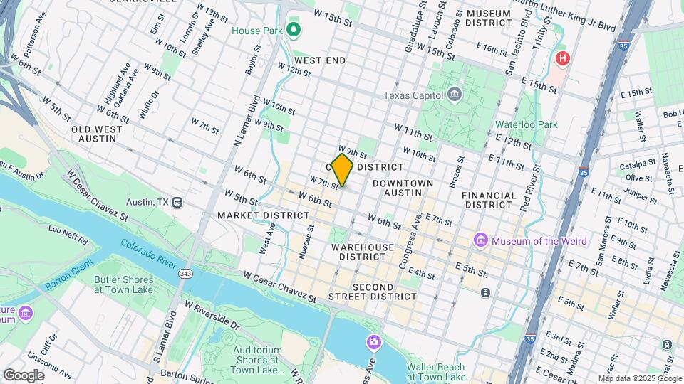 505 W 7th St Map and Location Details