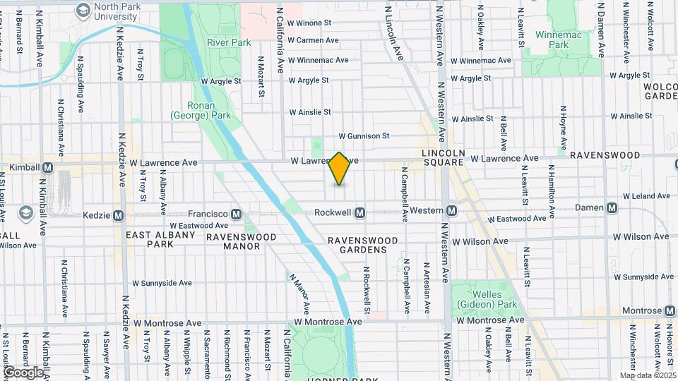 4714 N Talman Ave Map and Location Details