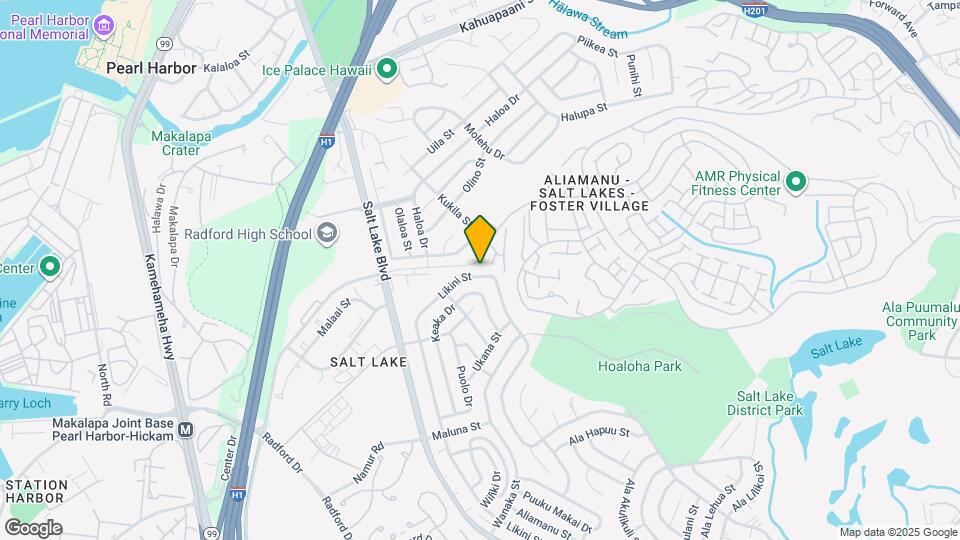 4353 Likini St Map and Location Details