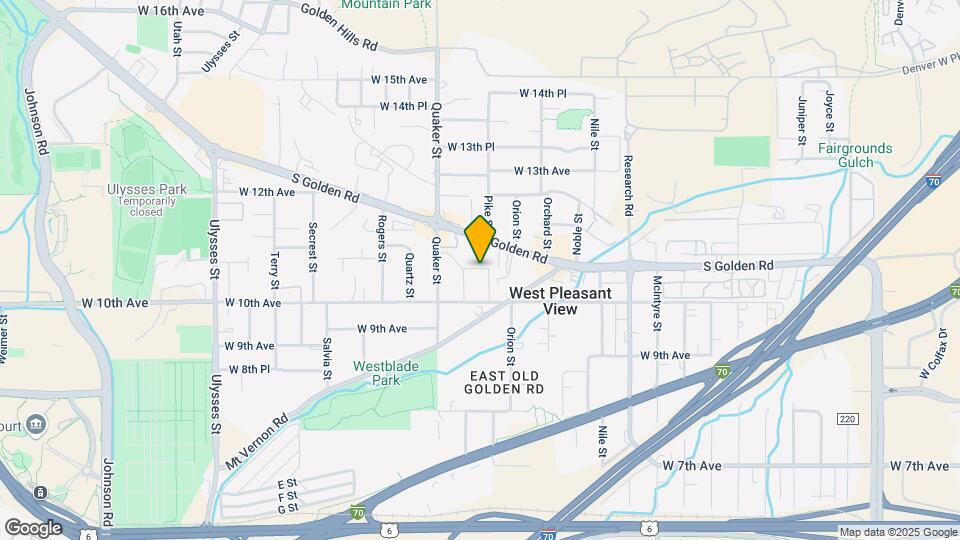 16259 W 10th Ave Map and Location Details