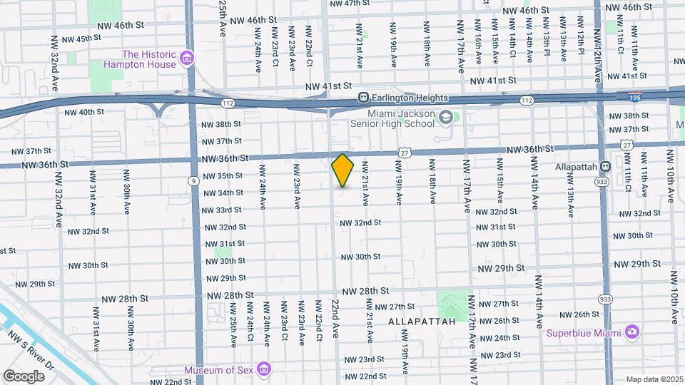 2168 NW 34th St Map and Location Details