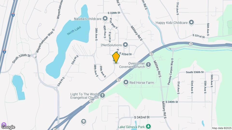33500 42nd Ave S Map and Location Details