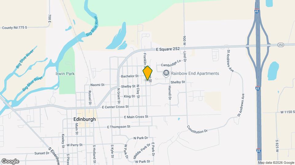 405 Franklin St Map and Location Details