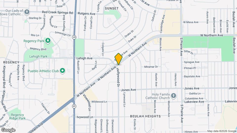 1626-1628 Hollywood Dr Map and Location Details