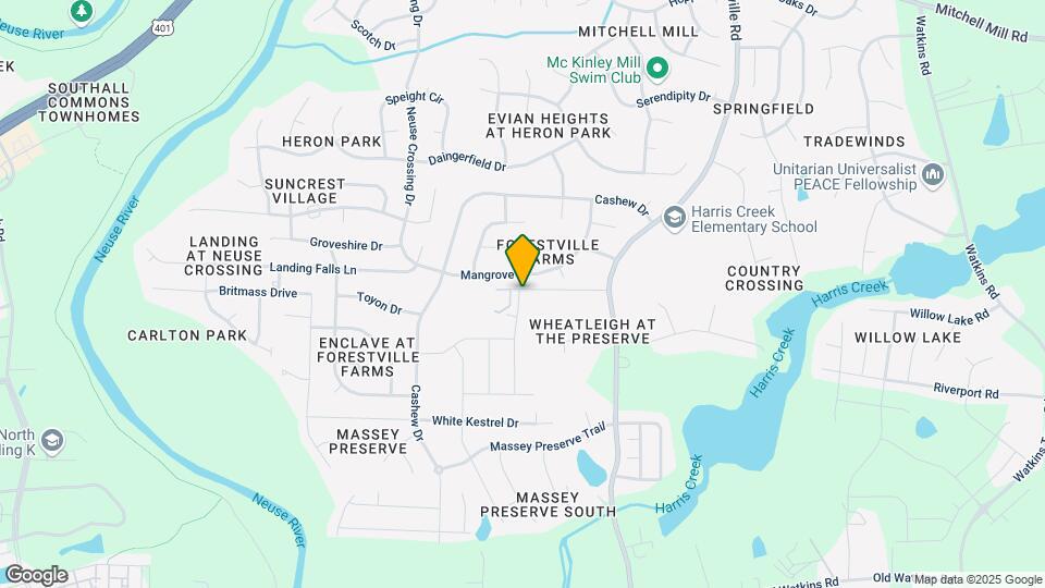 3836 Mason Bluff Dr Map and Location Details