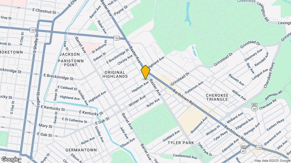 1523 Hepburn Ave Mapa y Detalles de la Ubicación
