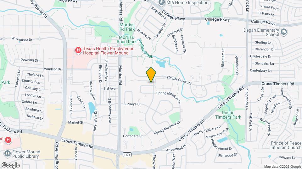 1951 Pin Oak Dr Map and Location Details